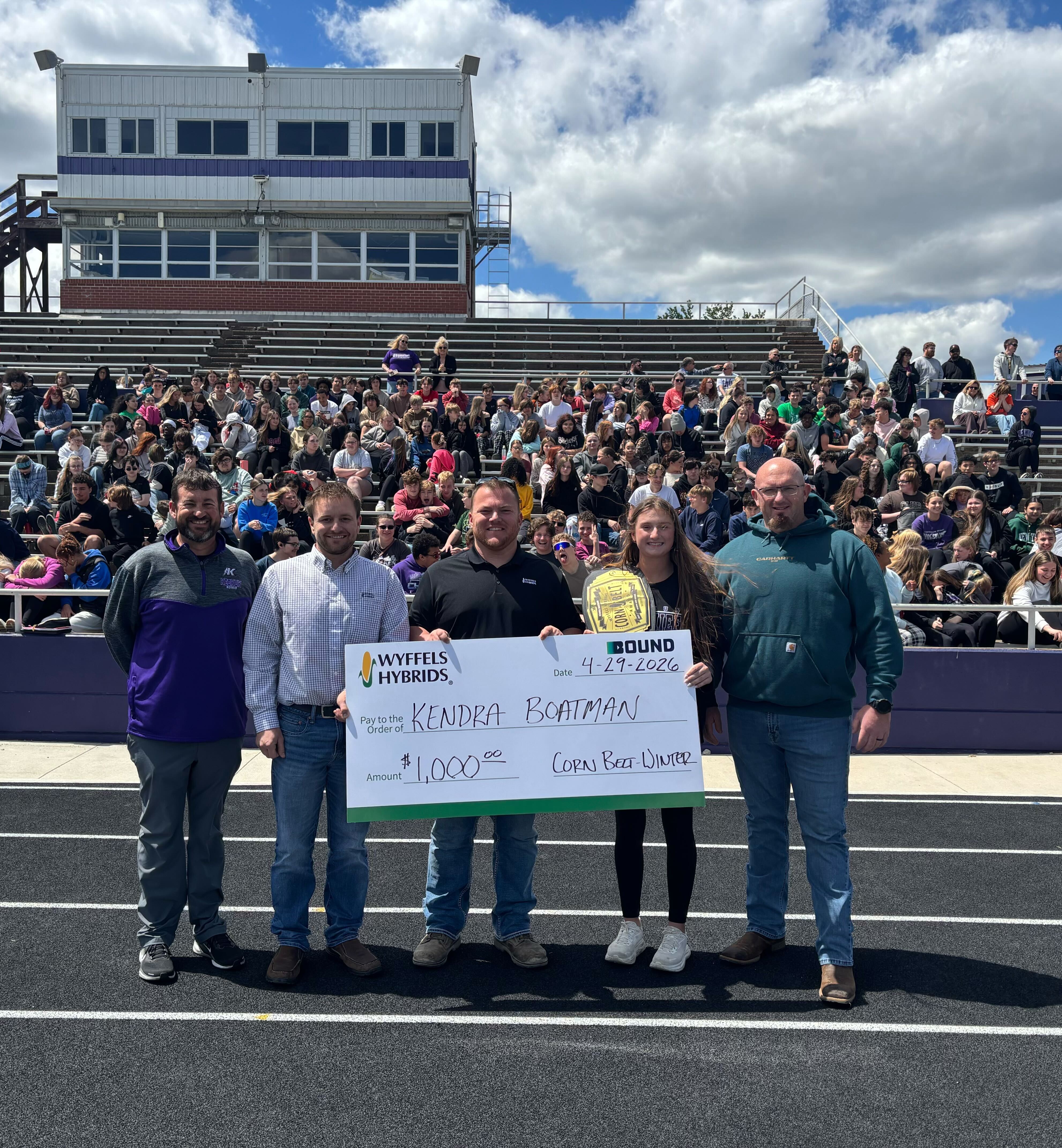 Corn Belt Award Presentation - Keokuk, IA